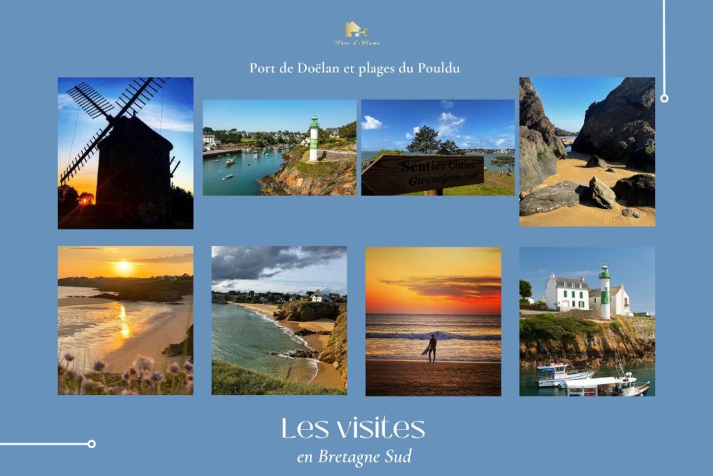 La Maison Bleue,Authenticite, Nature, Simplicite, 2-5 Personnes, Moelan Sur Mer Екстериор снимка